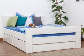 Preise vergleichen und bequem online bestellen! Buche Bett 140 X 200 Cm Weiss Hohe Cm 95 Lange Tiefe Cm 208 Breite Cm 146 Matratzenmasse B X L Cm 140 X 200 Massivholz Material Holz Buche Bett 140 X 200 Cm Weiss