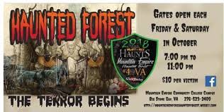 Haunted Forest Mountain Empire Community College