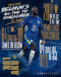 Presenze, gol e minuti giocati Images And Videos How Chelsea Announced Romelu Lukaku Chelsea News