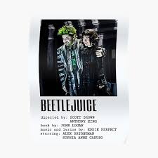 5 slab review of the beetlejuice saturday morning cartoon with 5 cards and one glow in the dark sticker. Beetlejuice Posters Redbubble