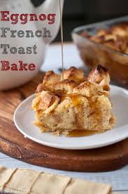 Egg Nog French Toast Bake