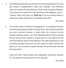 Get similar jobs sent to your email. Solved 1 A Arise Marketing Sdn Bhd Is The Retail Arm Of Chegg Com