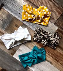 Big Baby Bows Baby Headwraps Baby Turbans Baby Topknots Baby Headbands Leopard Print Bow Musta Baby Turban Baby Girl Headbands Baby Girl Bows