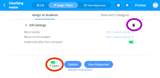 Create an answer key by dragging the items into the correct categories: Formative Feature Updates General Use Formative Community Center