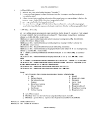 Bonus karyawan dibayarkan atas prestasi kerja tahun 2015, namun baru ditetapkan jumlahnya setelah diketahui laba entitas sehingga jumlahnya baru dipastikan dibulan januari 2016 dan akan dibayarkan bulan maret 2016. Soal Tes Administrasi