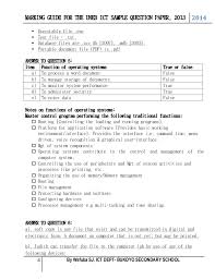 Certificate course in computer on office automation. Answer Guide To Uneb Sample Question Paper 2013 Print By Wafuba Sj Bu