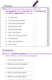This includes the structure of words. Exercise On Types Of Sentences In English Grammar Exercise Poster