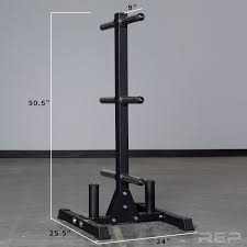 Homemade step ladder squat rack. Diy Weight Plate Tree For Under 20 Garage Gym Reviews