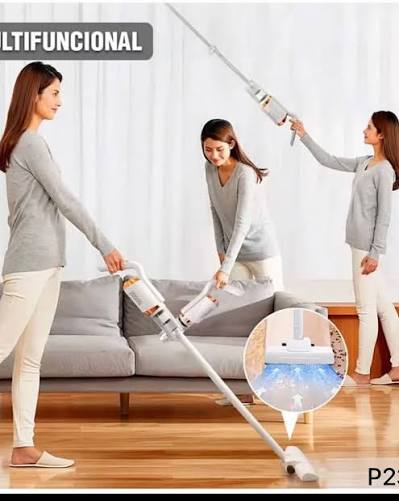 Limpia todo con la Aspiradora Inalámbrica 3 en 1! 3 funciones: Aspira  pisos, muebles y rincones difíciles. Inalámbrica y portátil: Sin cables,  ligera y fácil de usar. Potente y eficiente: Elimina polvo,