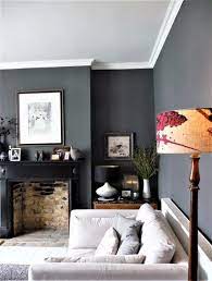 Grey is a perfect neutral. Dark Grey Lounge Visit Blog For More Details Grey Walls Living Room Dark Grey Living Room Living Room Grey