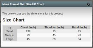 Magento Product Size Chart User Manual Knowband Blog