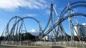 Maybe I Like This Rollercoaster Maybe It Keeps Me High The Track Of Rollercoaster Takabisha At Fuji Q Highland In Japan Insane Coaster Wars World Domination Pictures Trav Roller Coaster Thrill Ride Fujiyoshida