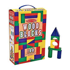 Melissa Doug Wood Block Set Wooden Building Blocks Wood Blocks Melissa And Doug