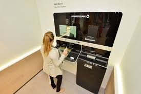 Vtm In The Innovative Flagship Store Branch Of Commerzbank Ag Bank Design Retail Design Branch Design