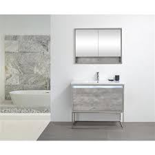 You can also opt for recessed medicine cabinets, which. Lukx Modo Casey Medicine Cabinet With Led Light 24 In Stone Mmcs 024led Rona