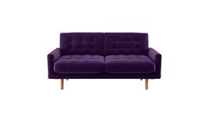 Shop wayfair for all the best purple velvet sofas. Buy Habitat Fenner 2 Seater Velvet Sofa Dark Purple Sofas Habitat