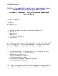 Pin On Test Bank For Robbins And Cotran Pathologic Basis Of Disease 9th Edition By Kumar