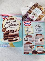 Oetker erleben entdecken & mitmachen. Kleine Torte Gross Gedacht Ein Goldener Dr Oetker Naked Cake Schoko Mit Diy Cake Topper