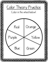 Print them and have them on hand as a quick and easy way to introduce the color wheel or as an end of class finisher. Primary Color Wheel Coloring Page Printable Color Wheel Primary Color Wheel Color Wheel Worksheet