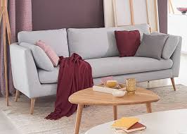 Maia sofa ecksofa (kurzer schenkel rechts) mit armlehne inklusive kissen in sofafarbe. Finya Skandinavisch Schon