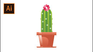 I have a request if possible im trying to make a game and i was wondering if you can show how to make a texture atlas. Flat Design Cactus Tutorial In Illustrator Youtube