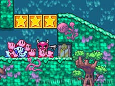 Be rewarding based on your success in a level with bronze, silver or gold medals to unlock fun minigames! Kirby Mass Attack Ds