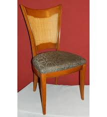 Teinte à l'eau merisier doré. Chaise En Merisier Dossier Canne