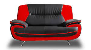 Farben oder schattierungen können je nach den funktionen und einstellungen wie helligkeit oder farbe des geräts, mit dem es betrachtet wird, variieren. 00024 Onyx 2 Sitzer Sofa Couch Pu Industrieleder Kunstleder Emoebel24