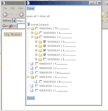 Sap Bsp To Display Hr Org Structure As Tree Structure Using