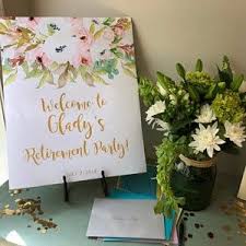 Retirement Party Decorations For Women Elegant Retirement Etsy Retirement Party Decorations Graduation Party Themes 50th Birthday Party Decorations