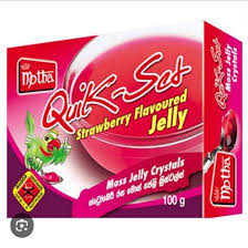 Motha Quik Set Strawberry jelly 100g