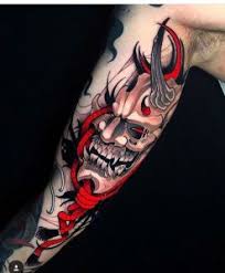 Most masks are comfortable to wear and can easily be taken off when you need a break. 50 Oni Mask Tattoos Origins Meanings Tattoo Artists
