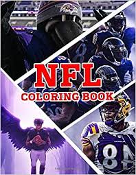 Nfl jersey nfl coloring pages. Nfl Coloring Book Enjoy Hours Of More Fun Than Ever While Coloring Your Favorite Football Team Logos Helmets Uniforms 50 Pages To Color For Kids And Adults Vicki Mayer 9798670551496 Amazon Com Books