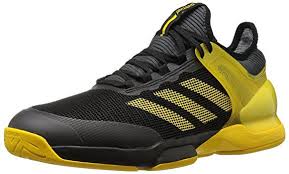 Black And Yellow Tennis Shoes Adidas Men S Adizero Ubersonic 2 Tennis Shoes Black Equipment Yellow Grey Five 13 M Us Tennis Shoes Adidas Men Adidas