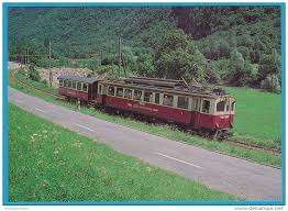 Fm Ferrovia Mesolcinese Fra Castione Bellinzona E Cama Motrice Abe 4 4 Ab Fra Leggia E Grono Bahn Railway Train For Sale On Delcampe Swiss Railways Locomotive Train