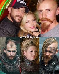 Gustaf Skarsgård, Katheryn Winnick & Jasper Pääkkönen (Vikings)  🥰😘#BOOMchallenge