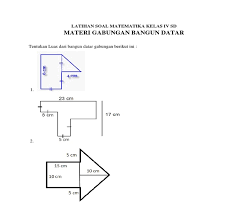 Soal bangun datar trapesium ini terdiri dari 20 soal pilihan ganda dan 10 soal uraian. Latihan Soal Matematika Luas Bangun Datar Kls Iv Sd Jawabanku Id