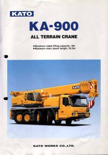 Kato KA900 All Terrain Crane