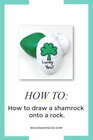 How to draw (shamrock)☘️from love sign l easy shamrock drawing tutorial step by step for beginners.learn to draw shamrock from love sign l easy shamrock dr. How To Paint A Shamrock Rock Painting 101
