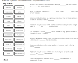 Oneclass Select The Keyword Or Phrase That Will Best Complete Each Sentence Key Terms Selective A