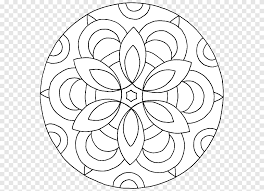 Push pack to pdf button and download pdf coloring book for free. Mandala Coloring Book Sacred Geometry Elementary School Circle White Leaf Png Pngegg