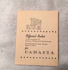 VINTAGE CANASTA Score Pad & Official Rules, 1950's - $7.99 | PicClick