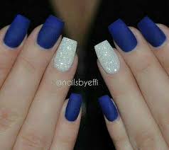 Black And White Acrylic Nail Ideas 100 Black And White Acrylic Coffin Nails Ideas In 2019 Page 43 Myblogika Com Nails Silver Nails Blue Nails