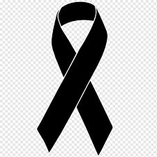 What does it mean to wear a black ribbon for cancer? Black Ribbon Awareness Ribbon Orange Ribbon Grief Ribbon Ribbon Logo Necktie Png Pngwing