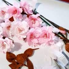 Luxury 3d Card To The Best Mom Paper Sakura Flowers Etsy In 2021 Personalized Gifts For Mom Flower Making Special Cards