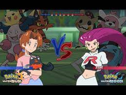Pokemon Battle USUM: Delia Vs Jessie (Pokémon Team Rocket Vs Pokemon Mom) -  YouTube