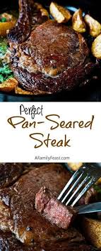 Perfect Pan Seared Steak Recipe Recipes Cooking Recipes Cooking