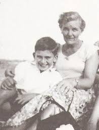 George Harrison and his mother