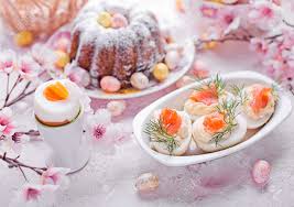 Maybe you would like to learn more about one of these? Easter Cake And Eggs With Salmon Stock Photo Picture And Royalty Free Image Image 120416378