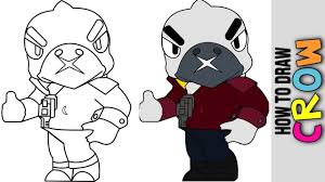 How To Draw White Crow Best Legendary Brawler Brawl Cute766